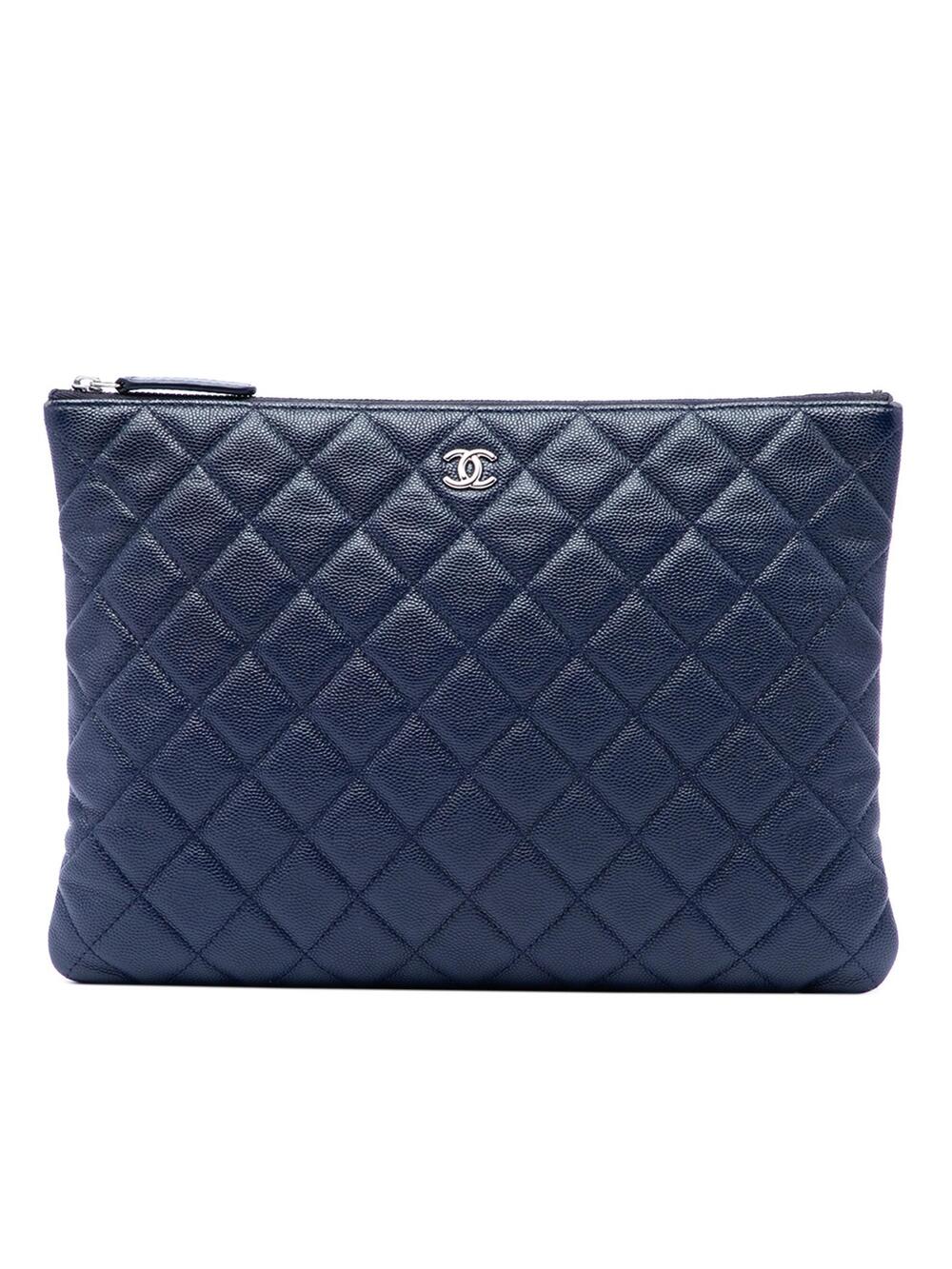 Chanel Medium Quilted Caviar O Case #300373C10B